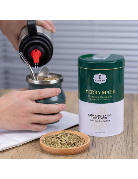 Yerba Mate CUOPRU Tradicional 247g Sin Tallos Verde