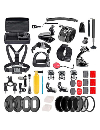 Kit de Accesorios para Cámara de Acción Navitech 60 en 1