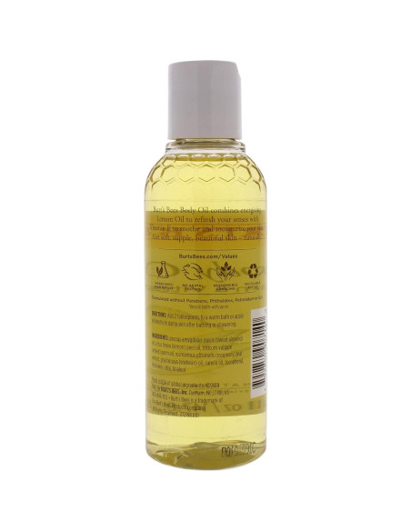 Aceite Corporal Burts Bees 148 ml - Limón y Vitamina E