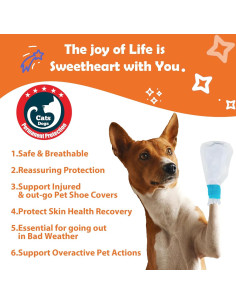 22 Botas Desechables para Perros Leoezx - Tamaño Pequeño 2