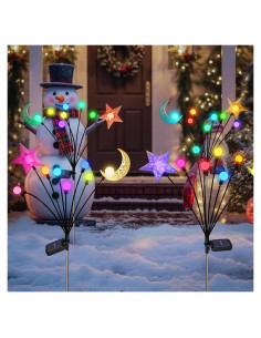 Luces Solares TAKE ME para Jardín 2 Paquetes Cambio de Color