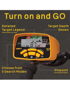 Detector de Metales Garrett ACE 300 - 7" x 10" PROformance 2