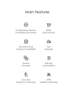 Walkie Talkie Digital Baofeng DM-32 10W GPS UHF VHF 2