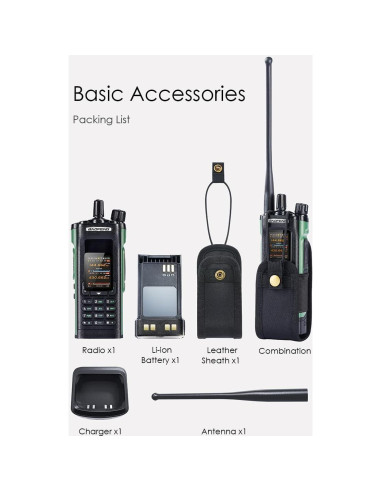 Walkie Talkie Digital Baofeng DM-32 10W GPS UHF VHF