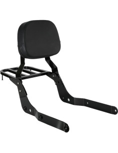 Respaldo Sissybar y Soporte de Equipaje Harvards Chrome para Honda Shadow Aero VT750C 2004-2025 2