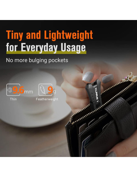 Linterna LED de Llavero Klarus Mi2 Recargable 40 Lúmenes