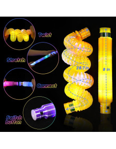 Paquete de 24 Palitos Brillantes Gigilli para Fiesta de Halloween 2