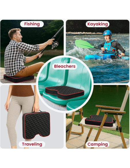 Cojines Portátiles para Estadio JDITVYHANO - 2 Unidades con Espuma 6.35 cm