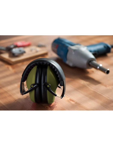 Auriculares de Protección Auditiva G & F 26dB Verde Ejército