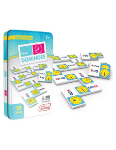 Dominó de Tiempo Junior Learning JL486 - 28 Piezas