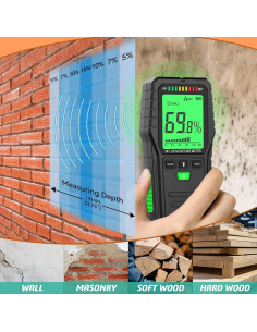 Medidor de Humedad Sin Puntas MT28 - Digital con Pantalla LCD 2