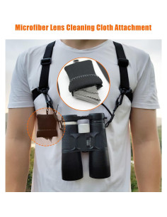 Arnés para Binoculares GAIARENA - Correa Ajustable Negra 2