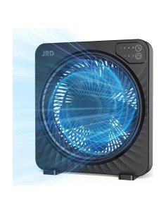 Ventilador de mesa JRD FB2501M 35.56 cm 3 velocidades negro