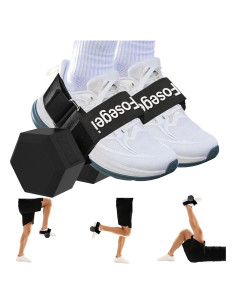 Accesorio de Pie para Mancuernas Fosegei Ajustable Negro