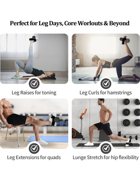 Accesorio de Pie para Mancuernas Fosegei Ajustable Negro