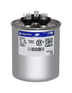 Capacitor Redondo GE Reemplazo OEM 35+5 uf 440 Volt 2