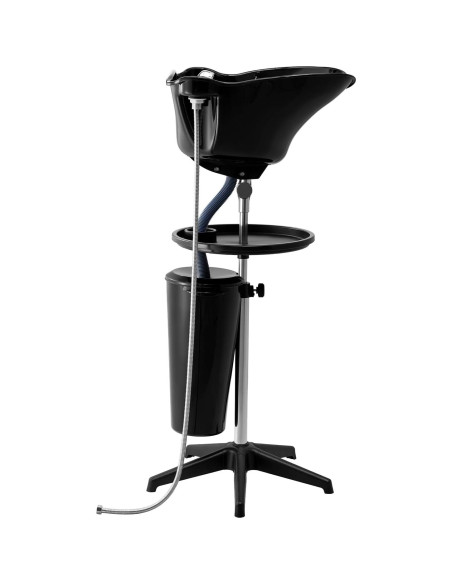 Lavabo de Champú Portátil VEVOR Ajustable con Ducha y Drenaje