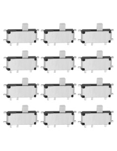 40 Interruptores Deslizantes MSK12C01 7 Pines 12V 0.1A