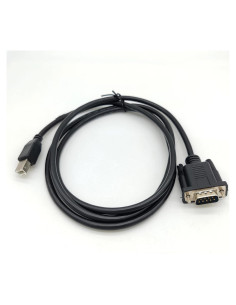 Cable Adaptador USB B Macho a DB9 Macho RS232 1.5m GXMRHWY