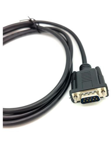 Cable Adaptador USB B Macho a DB9 Macho RS232 1.5m GXMRHWY