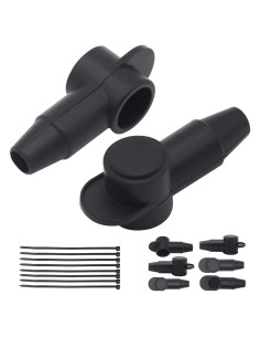 Cubiertas de Conectores de Terminal de Silicona TIALECCI 8 Piezas