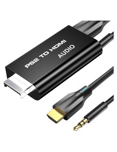 Adaptador Convertidor PS2 a HDMI Sartyee con Audio 3.5mm