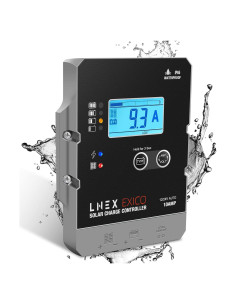 Controlador de Carga Solar LNEX 10A Impermeable 12V/24V