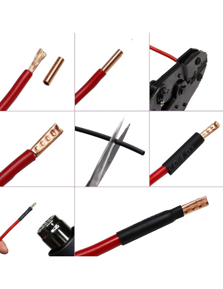 Kit de Conectores de Cable Pastall 970 Piezas Cobre Estañado