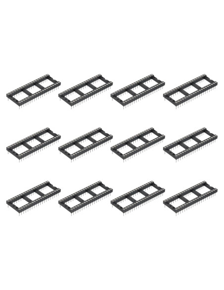 Adaptador de Zócalo DIP IC 12 Pcs MECCANIXITY 2.54mm