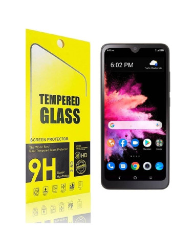 Funda Híbrida Dual + Vidrio Templado TCL 30 Z 4188C Azul