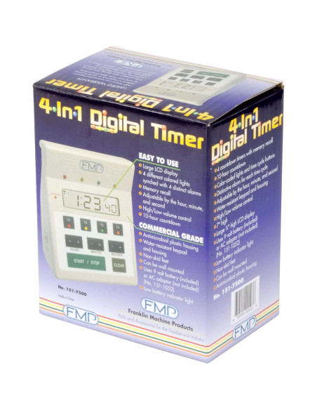 Temporizador Digital de Cuenta Regresiva FMP 151-7500 4 Canales Temporizador Digital de Cuenta Regresiva FMP 151-7500 4 Canales