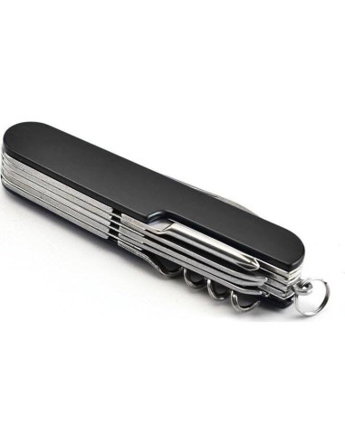 Cuchillo de bolsillo multifuncional Genérico 11 en 1 Negro