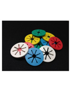 Soportes para Anillos de Calcetines - Set de 10 Piezas Multicolor