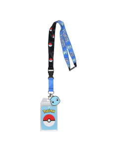 Lanyard Pokemon Squirtle 007 Bioworld Doble Cara 44.5 cm