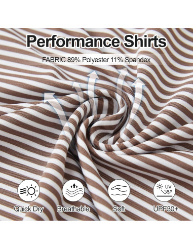 Camisa Polo de Golf para Hombres Blue Clover - Manga Corta Rayas