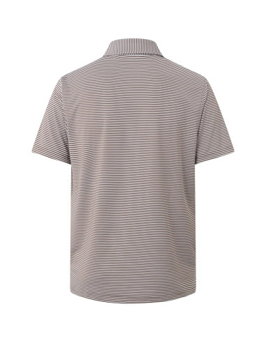 Camisa Polo de Golf para Hombres Blue Clover - Manga Corta Rayas