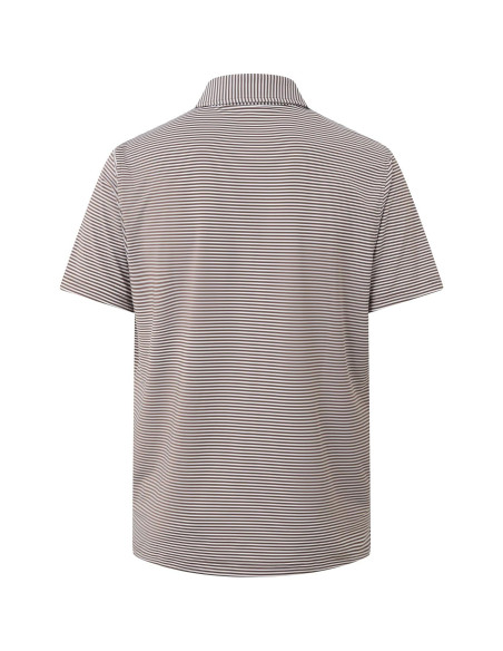 Camisa Polo de Golf para Hombres Blue Clover - Manga Corta Rayas