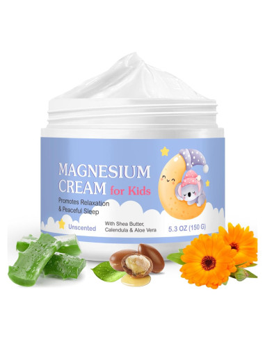 Crema de Magnesio para Niños Loción 100% Natural 191g