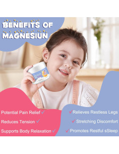 Crema de Magnesio para Niños Loción 100% Natural 191g 2