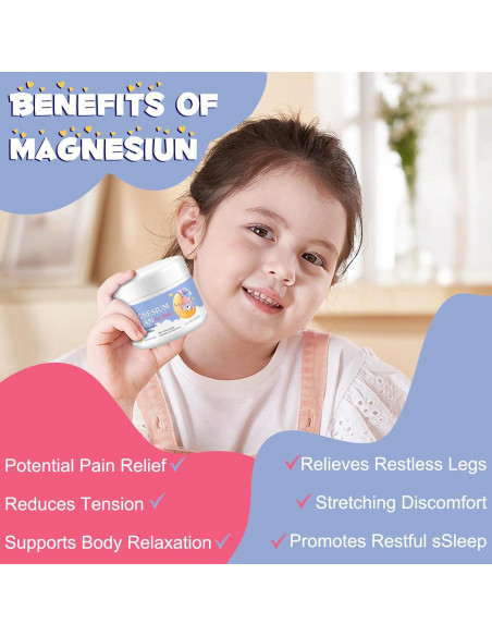 Crema de Magnesio para Niños Loción 100% Natural 191g