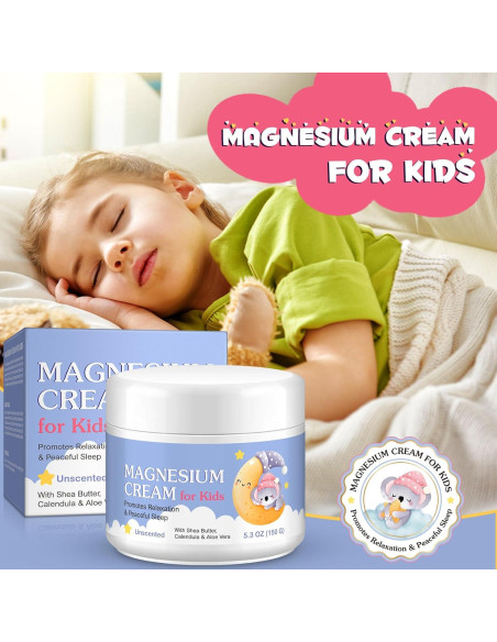 Crema de Magnesio para Niños Loción 100% Natural 191g