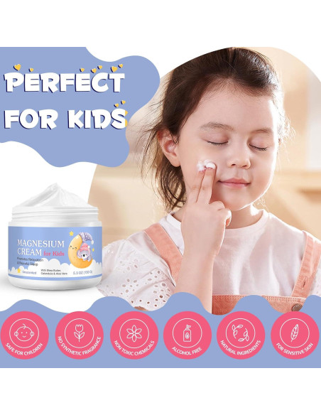 Crema de Magnesio para Niños Loción 100% Natural 191g
