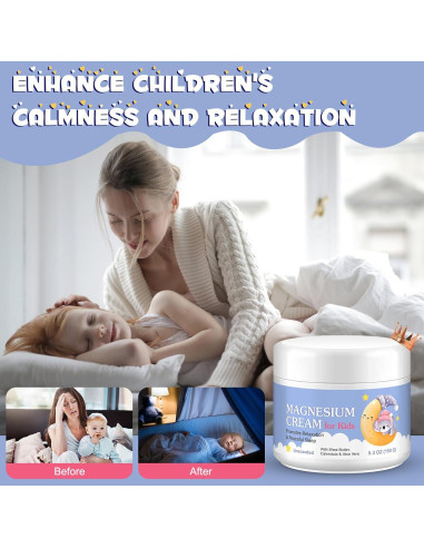 Crema de Magnesio para Niños Loción 100% Natural 191g