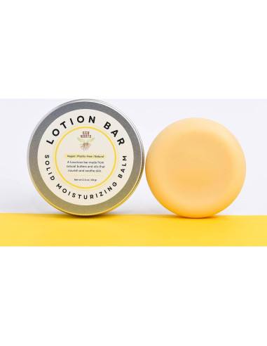 Barra de Loción Vegana EcoRoots 68g - Hidratante Natural Sólido