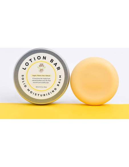 Barra de Loción Vegana EcoRoots 68g - Hidratante Natural Sólido
