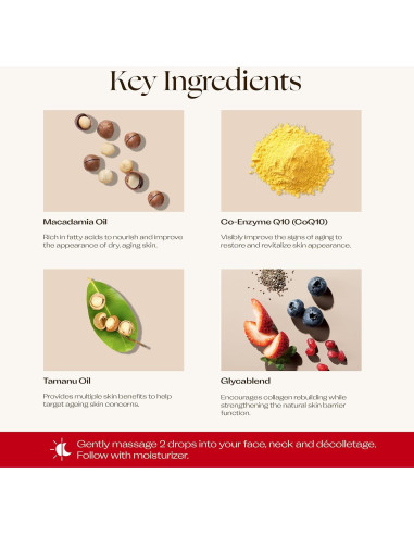 Aceite Antienvejecimiento Trilogy CoQ10 20 ml - Radiancia Piel