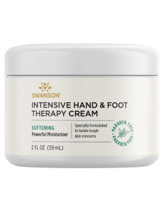 Crema hidratante para manos y pies Swanson 29.57 mL