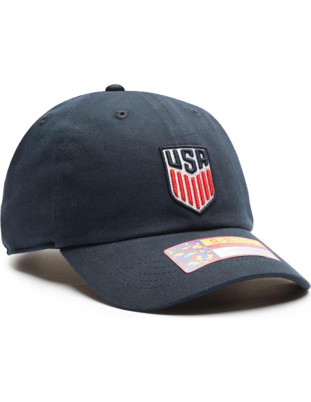 Gorra Ajustable Clásica USA Fútbol 100% Algodón Unisex