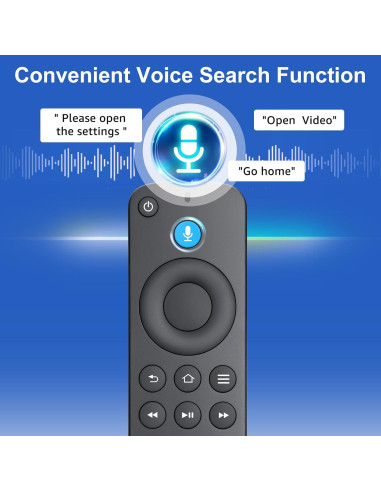 Control Remoto de Voz Angrox AMZ3 para TV Stick y TVs Inteligentes
