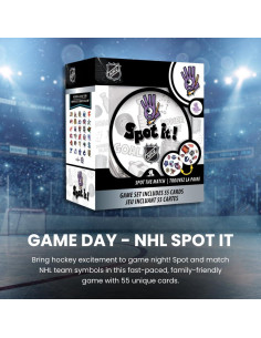 Juego de Cartas NHL Spot It MasterPieces - 55 Cartas, 5 Mini-Juegos 2